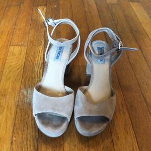 Steve Madden Camel Haven Suede Heels